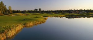 A beautiful photo, overlooking Bucks Run Golf Club in Mt. Pleasant, Michigan.