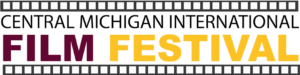 The Central Michigan International Film Festival event logo; festival is located in Mt. Pleasant, Michigan.
