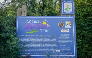 Access Adventure Trail signage.