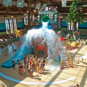 Kids playing at the Soaring Eagle Waterpark