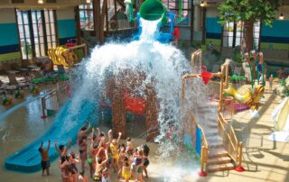 Kids playing at the Soaring Eagle Waterpark