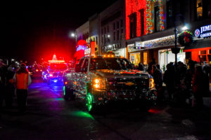 Truck at the Lighted Christmas Parade