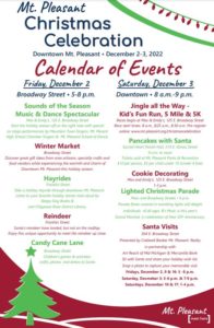 Christmas Celebration Schedule Poster