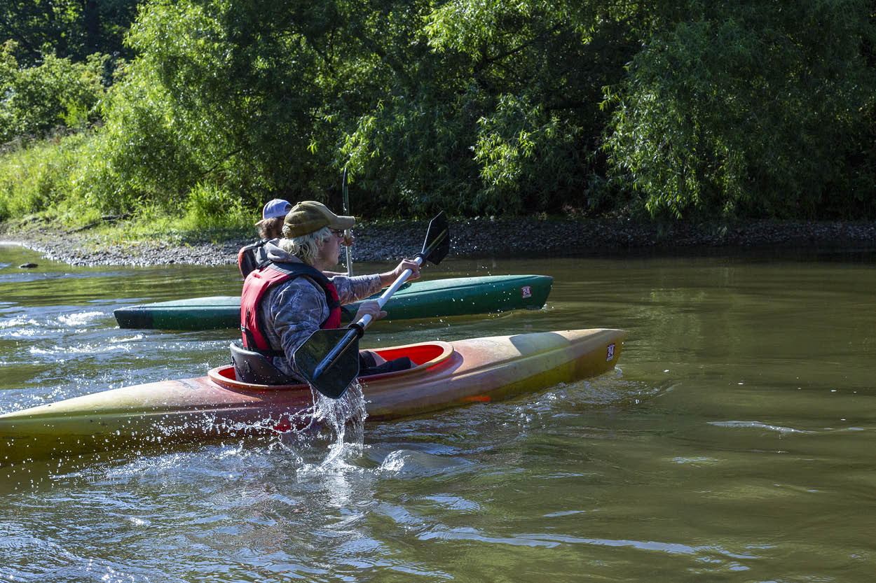 Kayaking the Chippewa River.