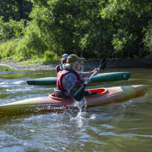 Kayaking on the Chippewa River.