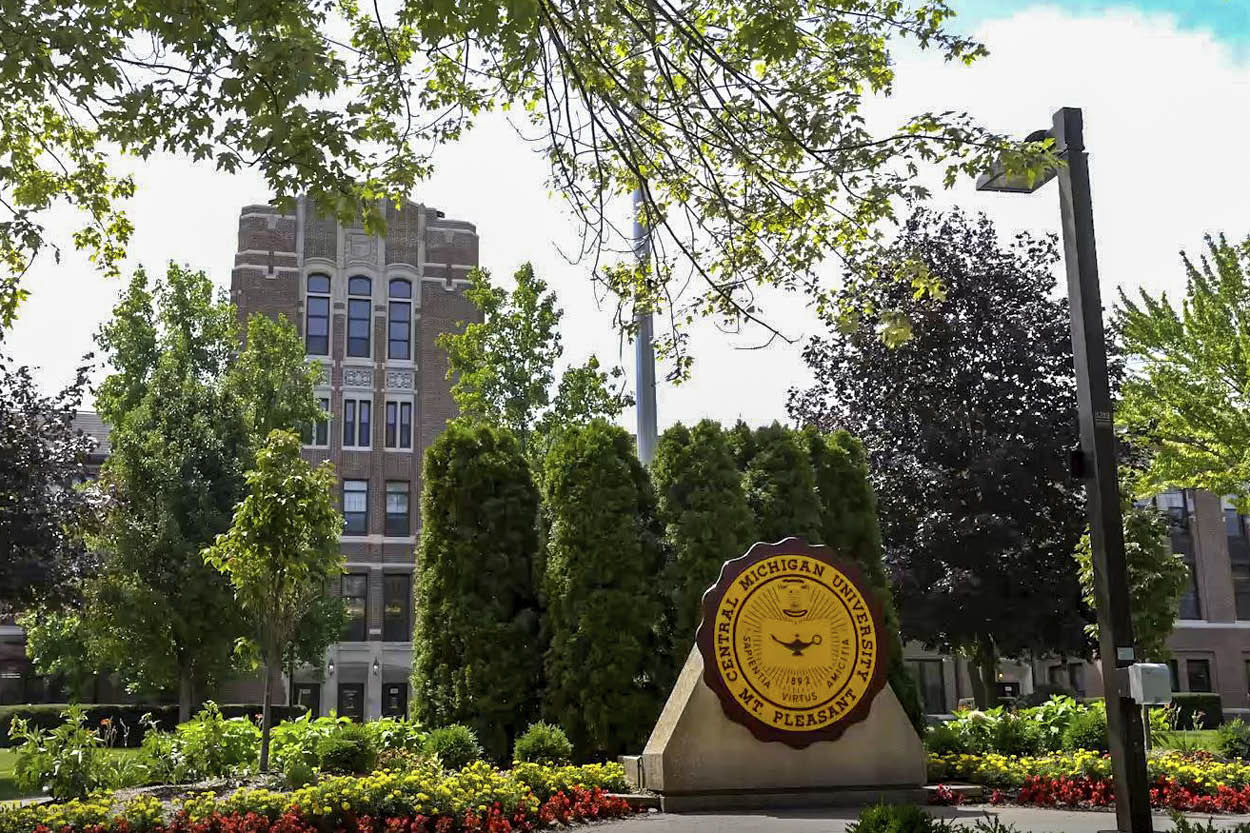 Central Michigan University seal.