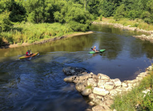 Kayakers on the Chippewa River.