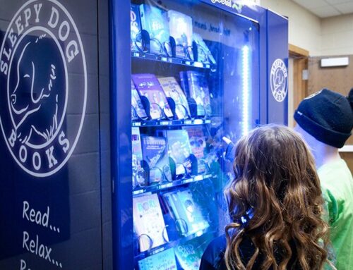 Sleepy Dog Books partners with Mt. Pleasant Public Schools to provide new book vending machines