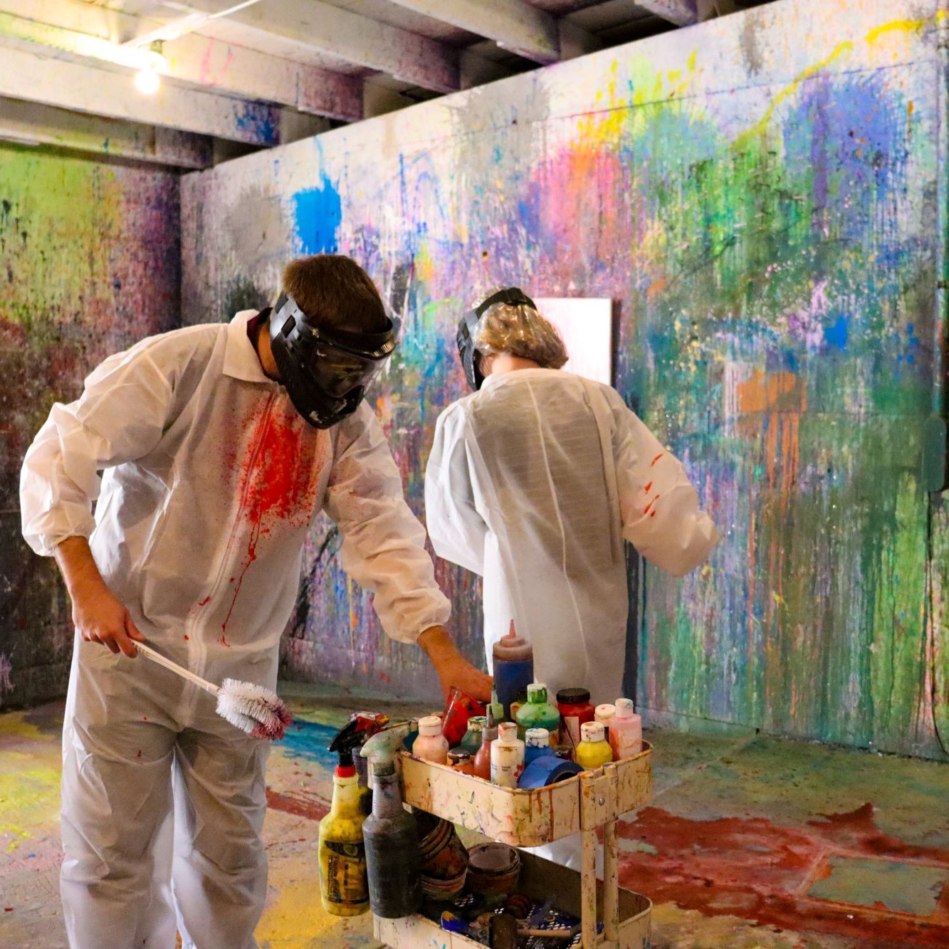 Paint Splatter Room at For Arts Sake
