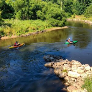 Kayakers on the Chippewa River.