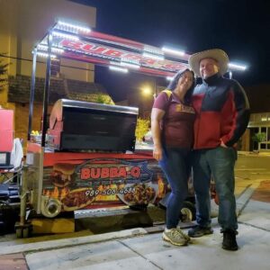 Exterior of B&D Bubba-Q Food Truck.
