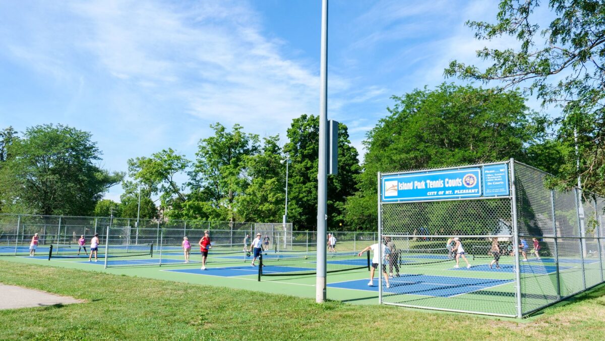 Pickleball in Mt. Pleasant Mt. Pleasant Area Convention & Visitors Bureau